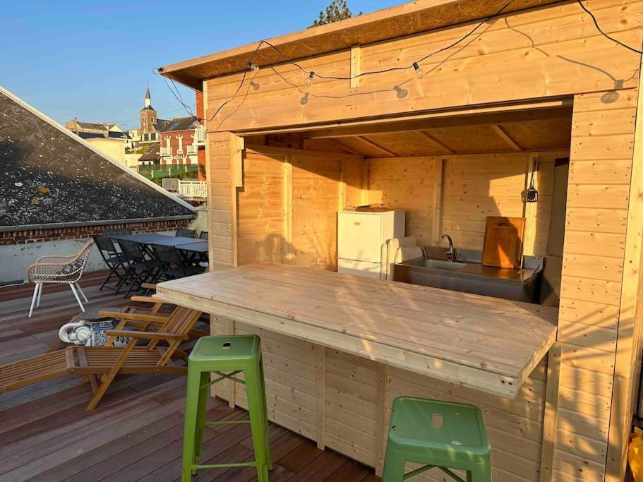 Apartamento La Terrasse D'Ault Exterior foto
