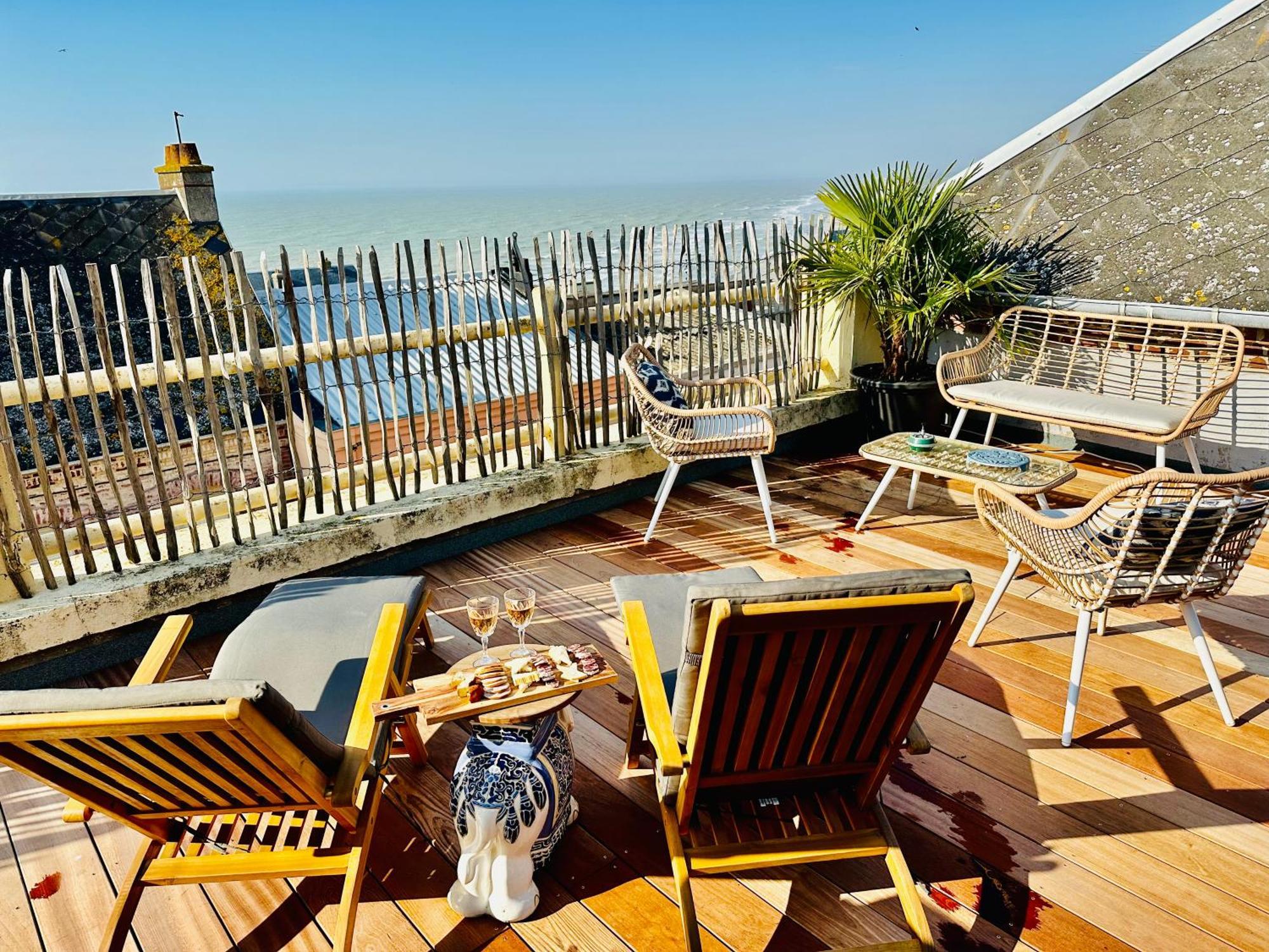 Apartamento La Terrasse D'Ault Exterior foto